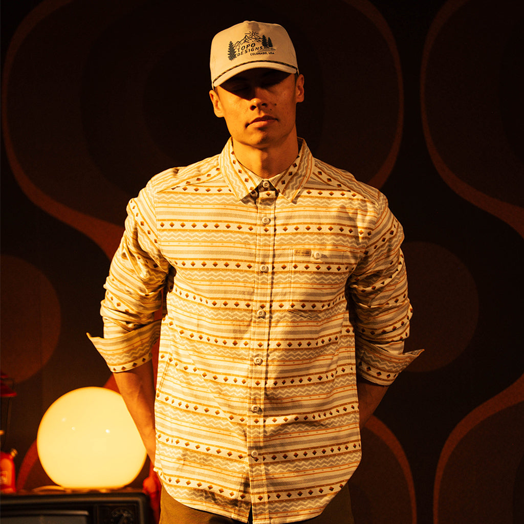 Twill Rope Cap - Mountain Scene - Final Sale