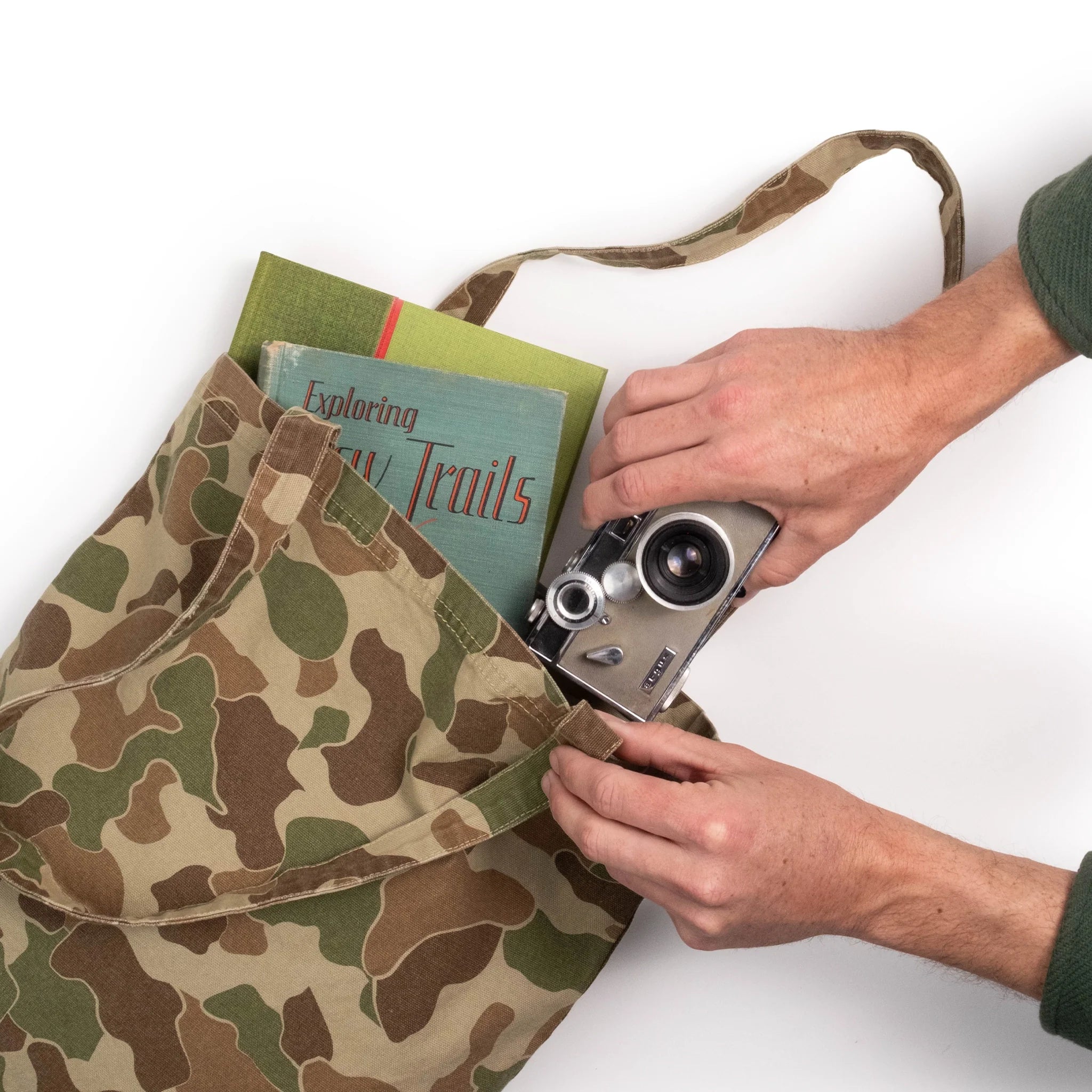 Utility Canvas Tote Duck Camo