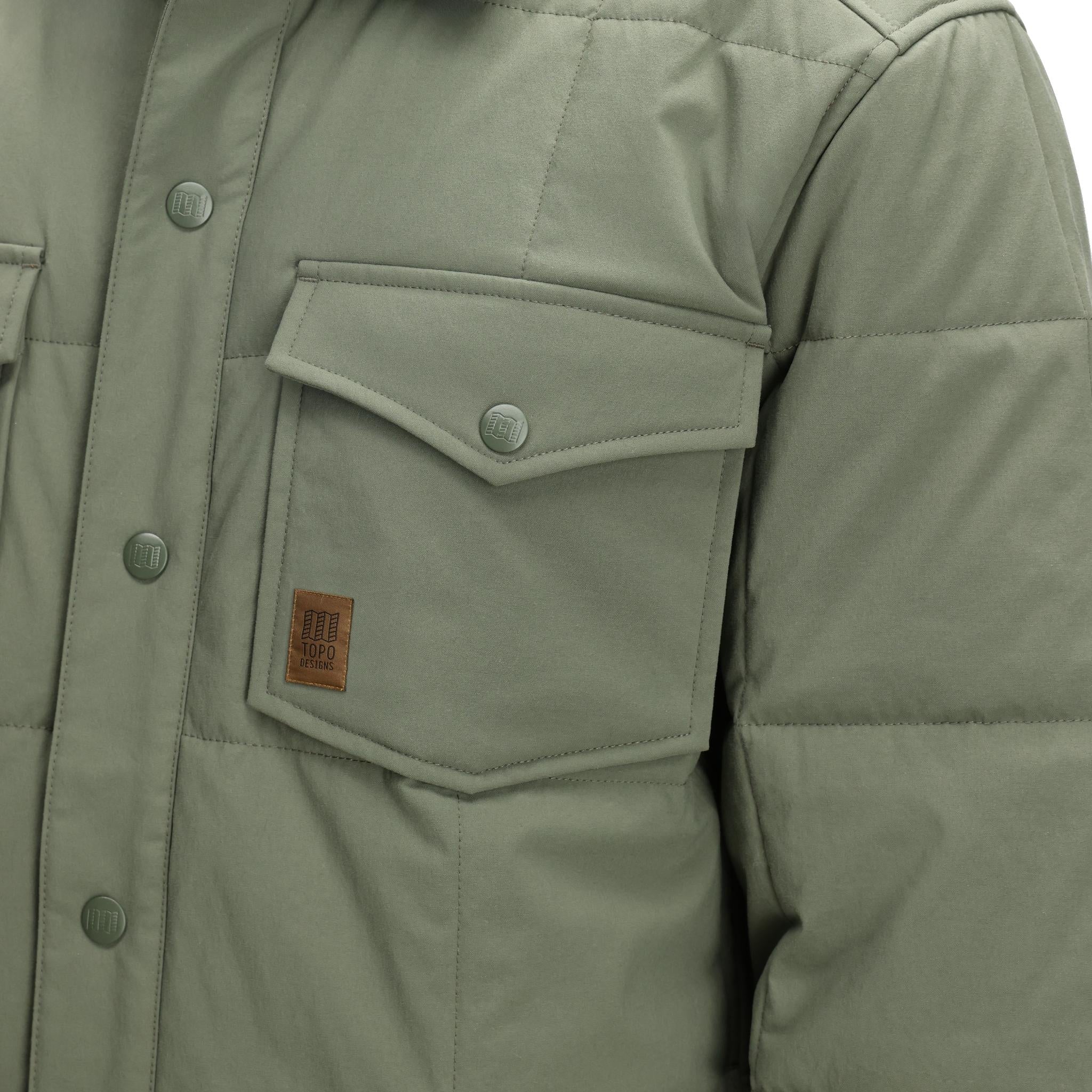 Puffer Shirt Jacket - Men's - Final Sale