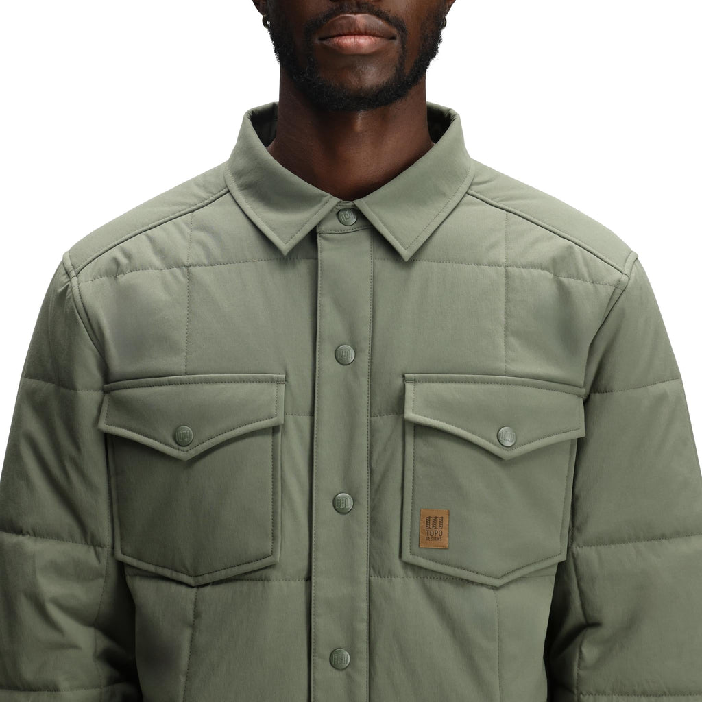 Puffer Shirt Jacket - Men's - Final Sale