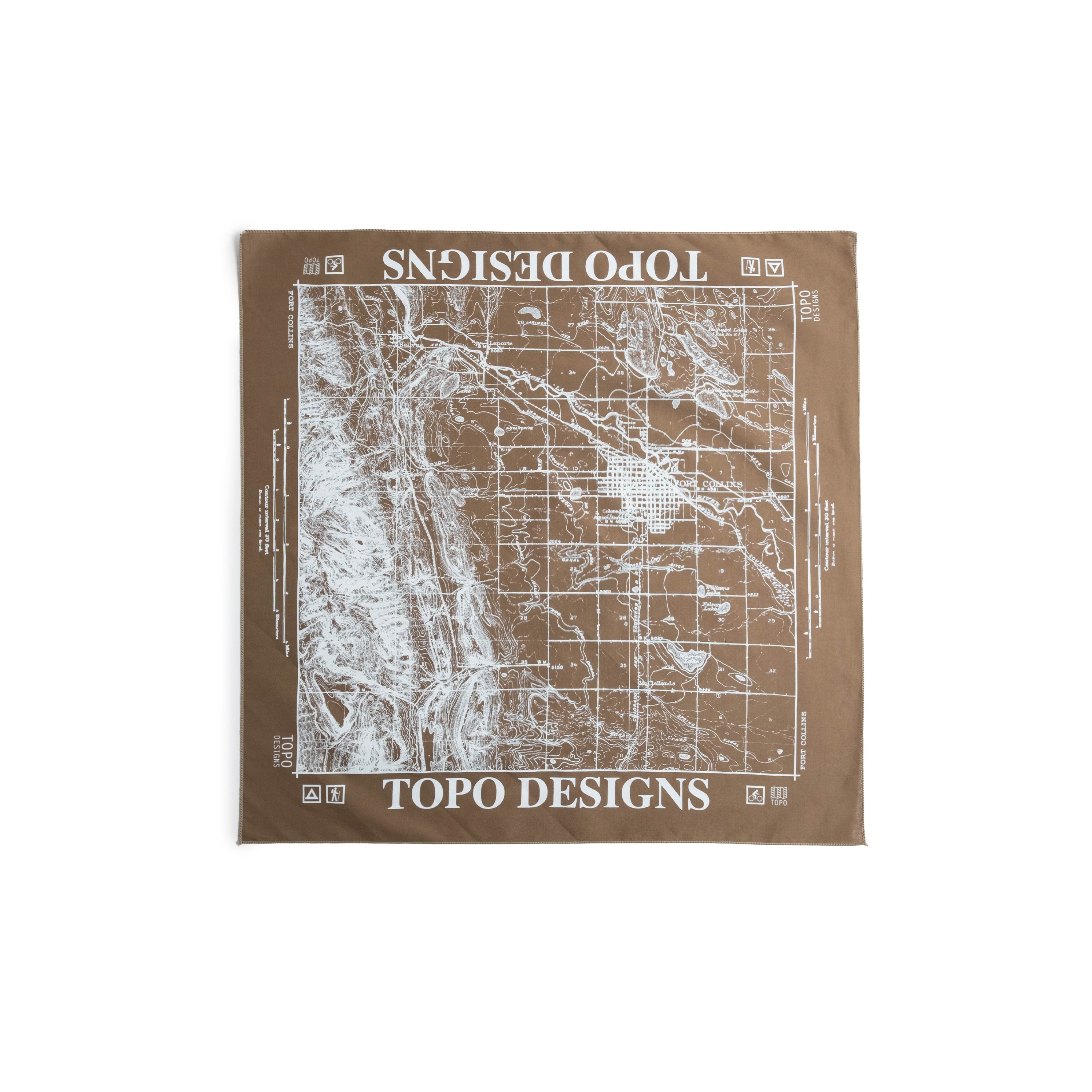 Topo Designs x Pine Printshop Local Bandana
