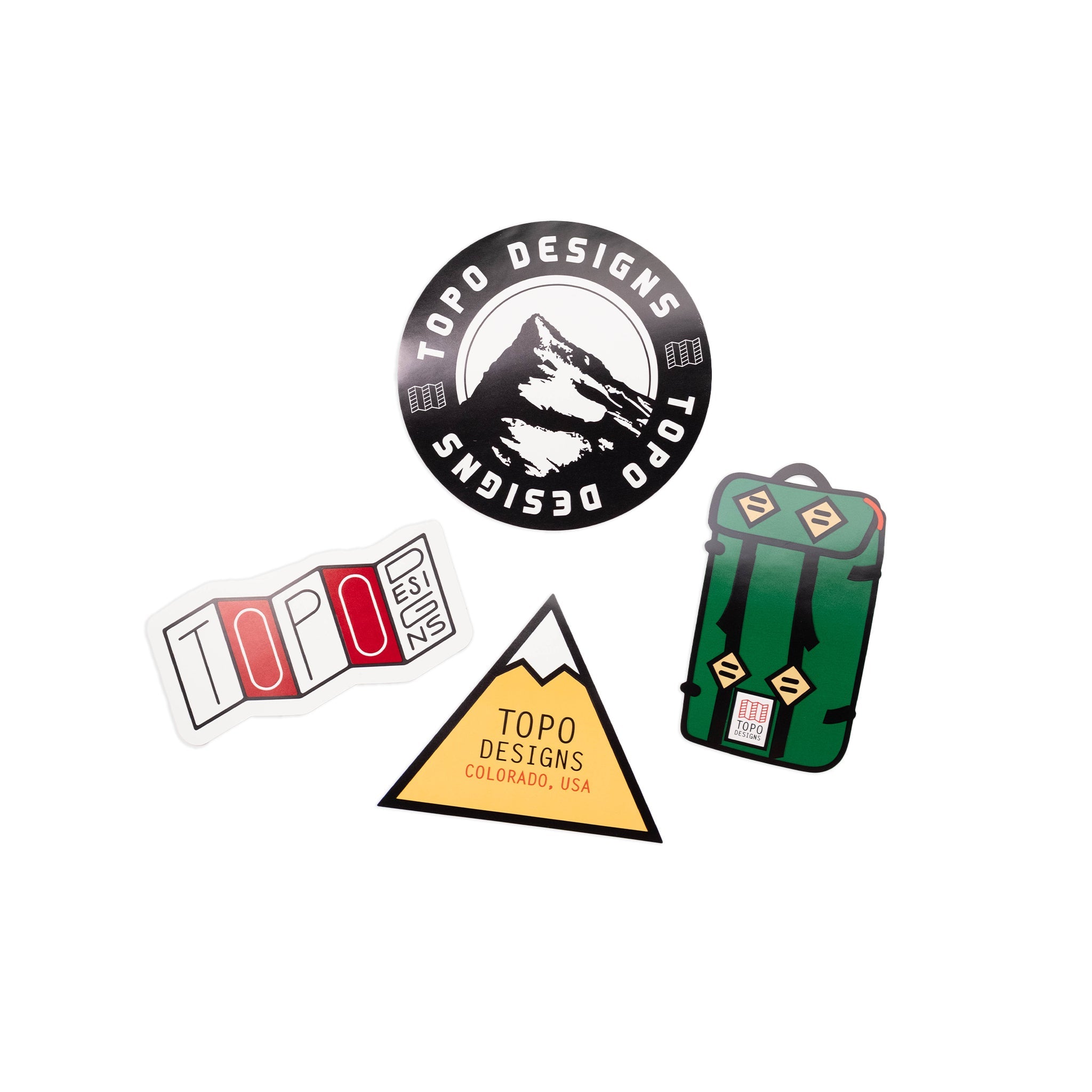 Topo Sticker 4-Pack