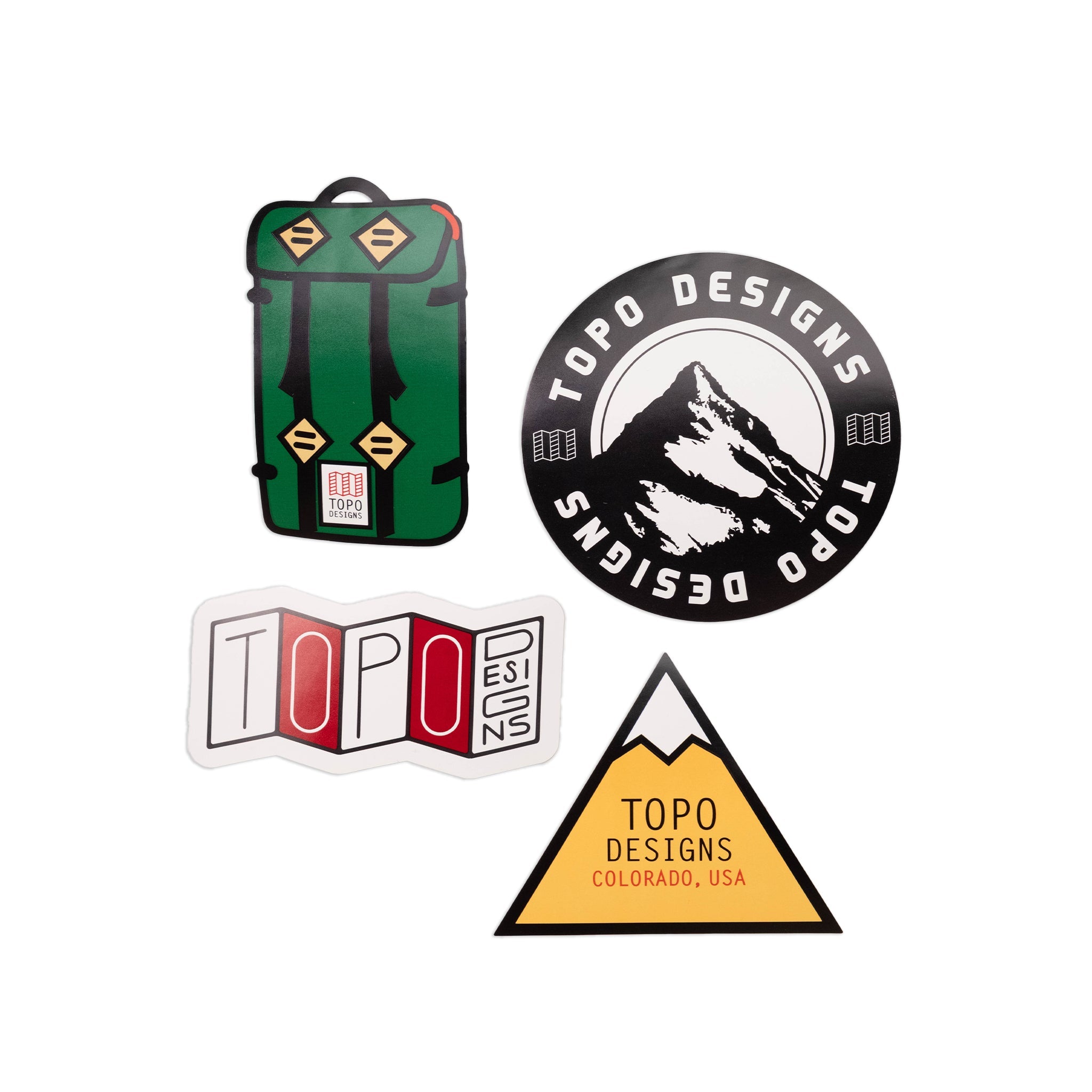 Topo Sticker 4-Pack