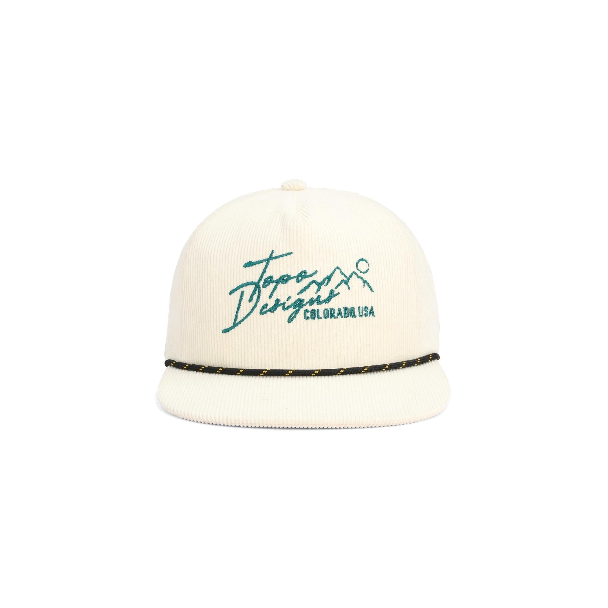 Corduroy Trucker Hat - Topo Script - Final Sale