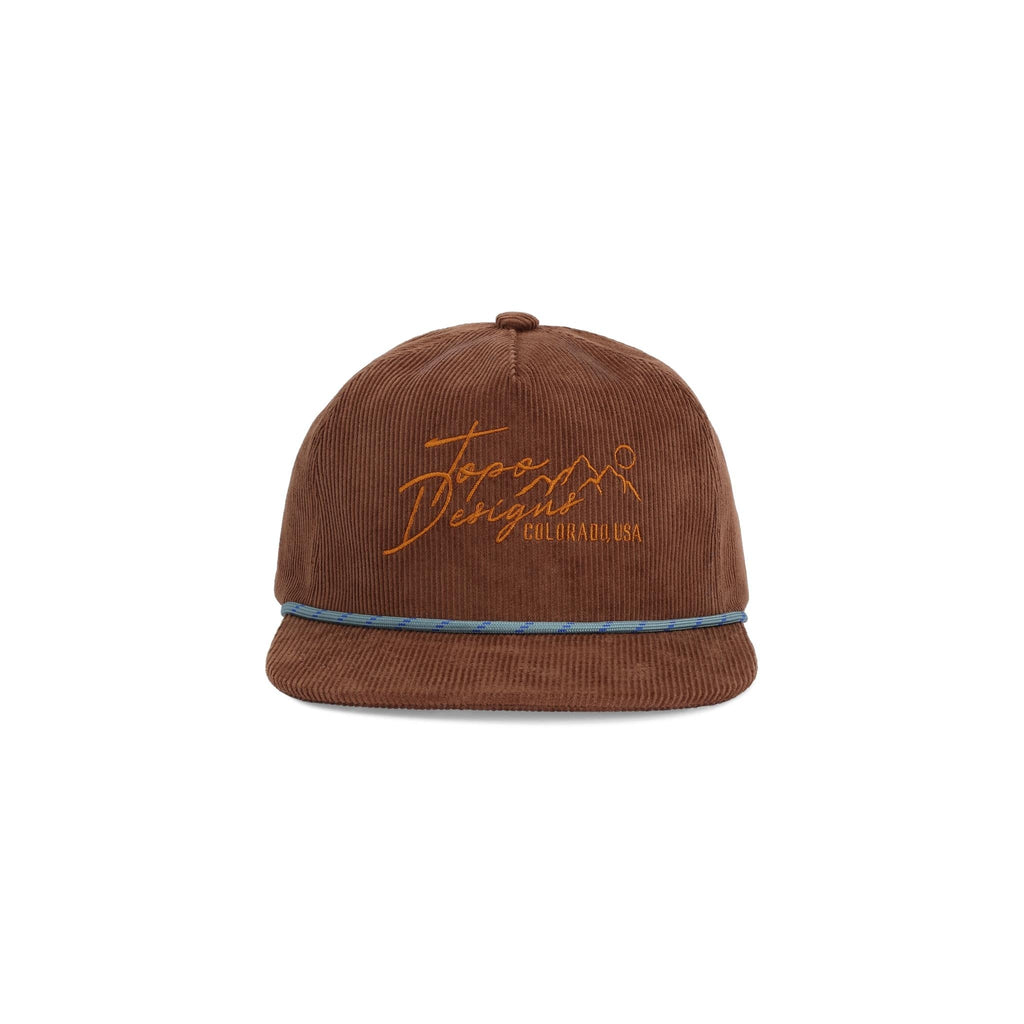 Corduroy Trucker Hat - Topo Script - Final Sale