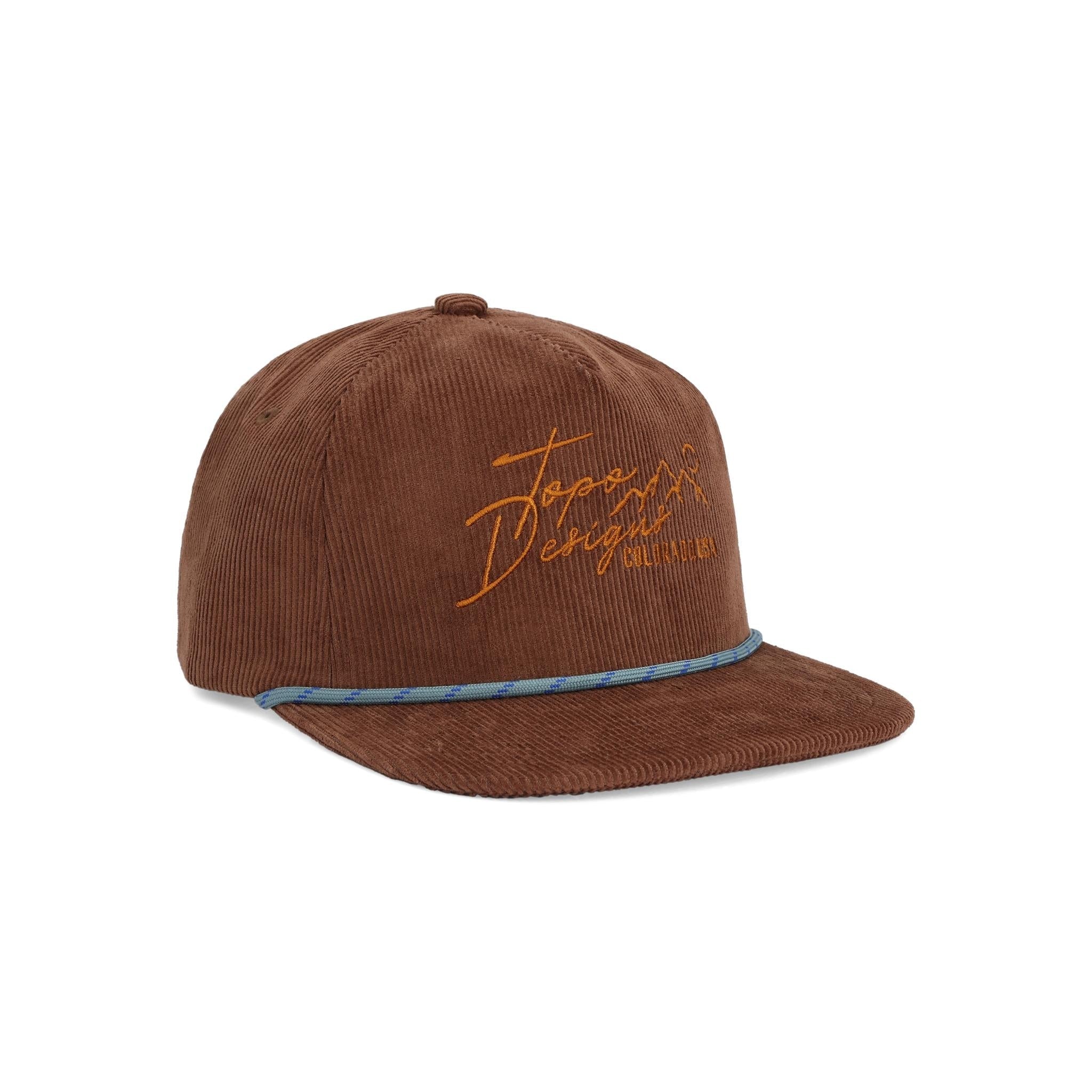 Corduroy Trucker Hat - Topo Script - Final Sale