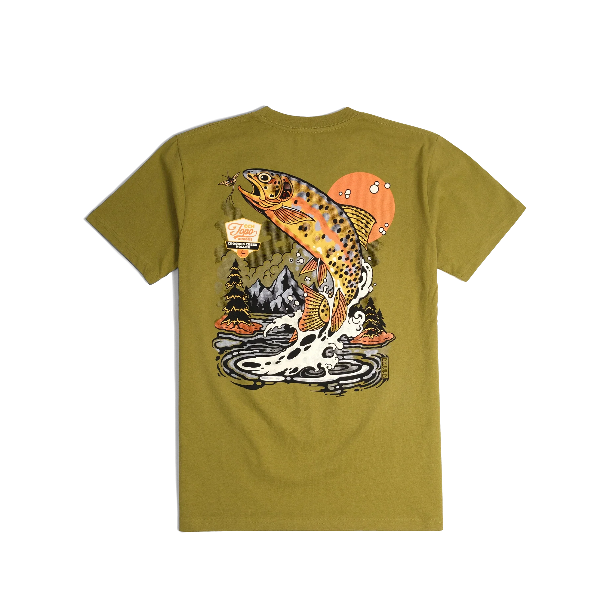 Topo Designs x CCH x Pine Printshop Golden Trout Tee