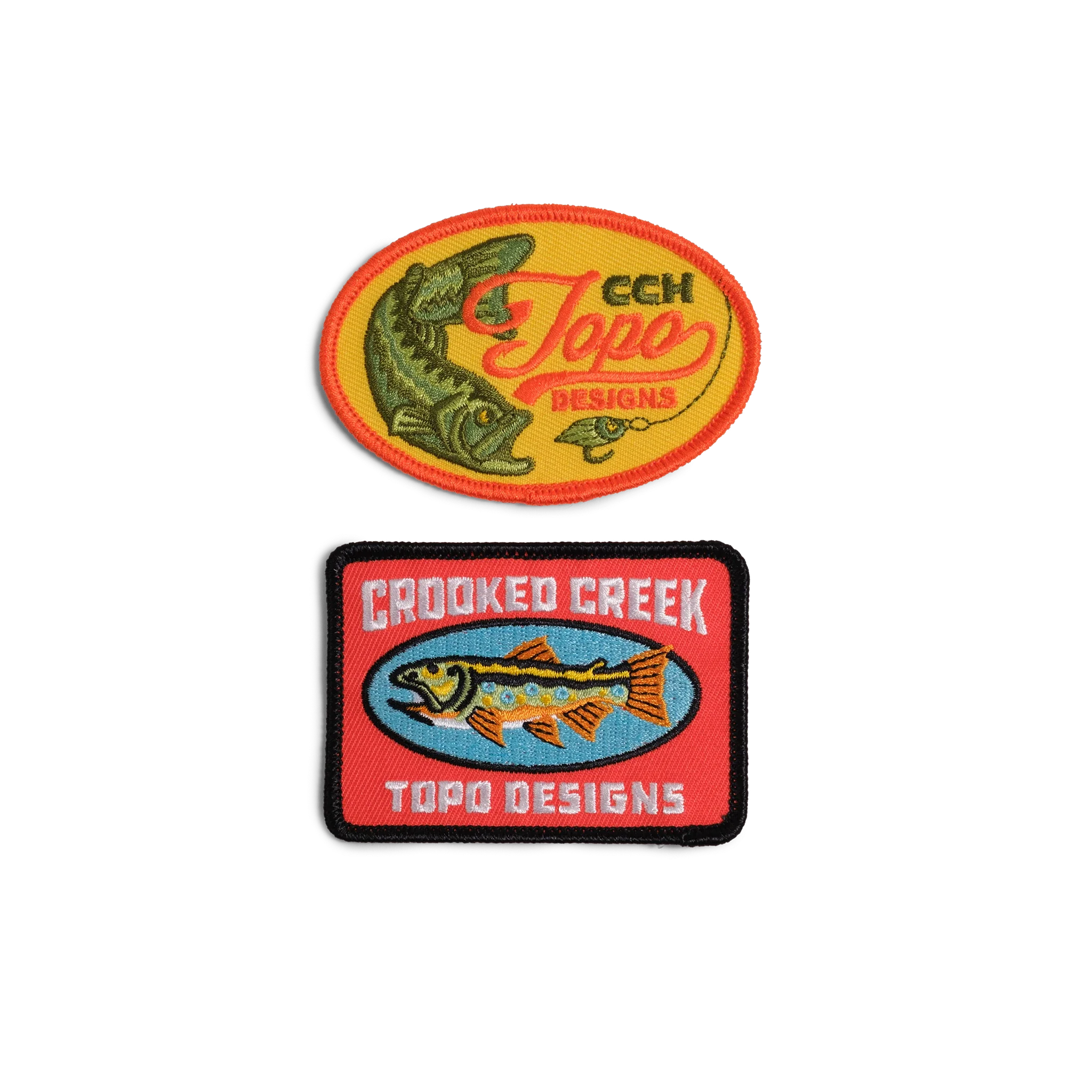 Topo Designs x CCH x Pine Printshop Patch 2-pack