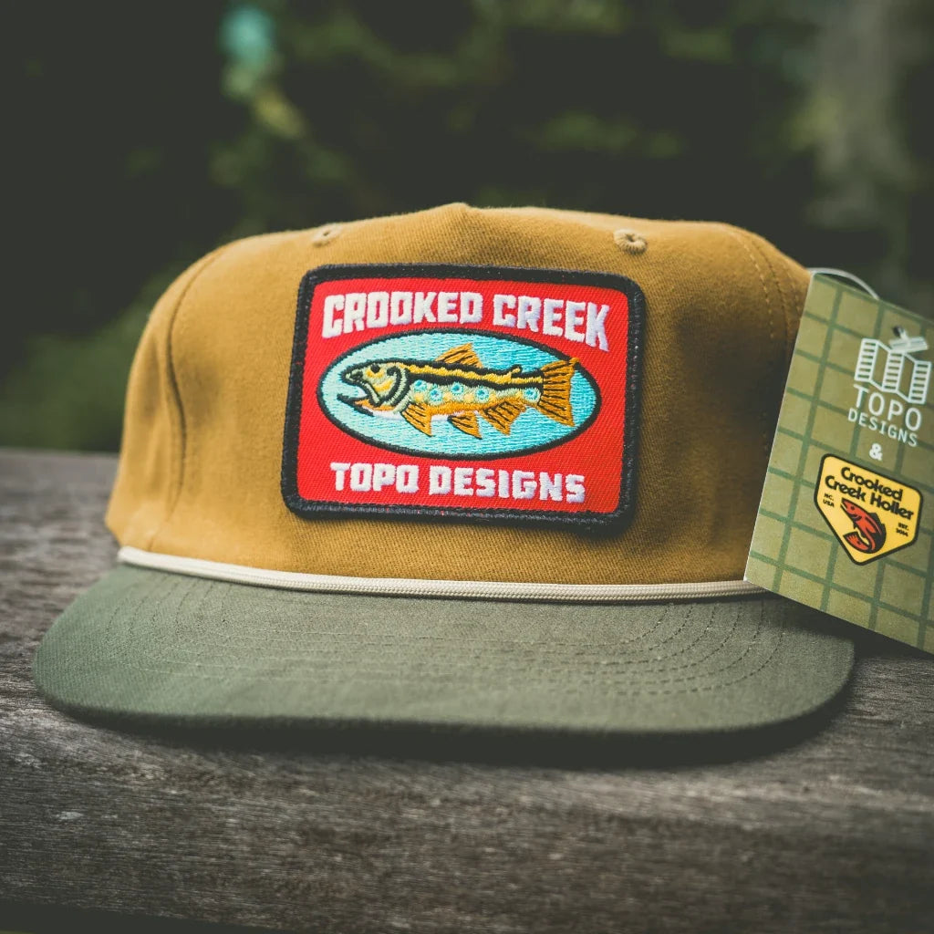 Topo Designs x CCH x Pine Printshop Rope Cap