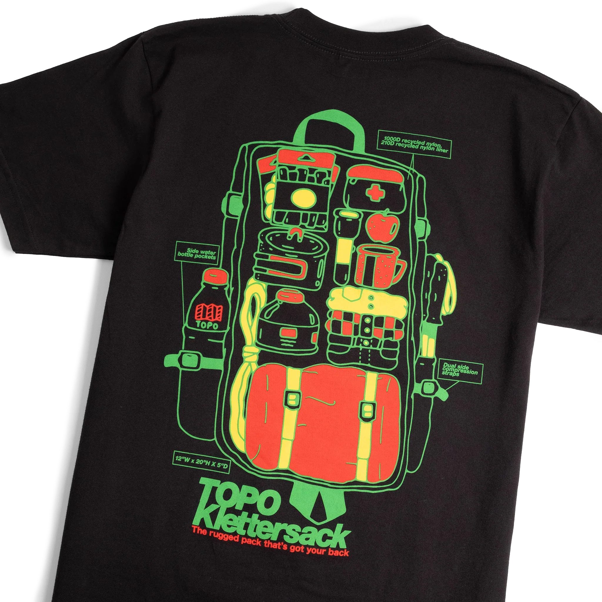 Topo Designs x Pine Printshop Klettersack Tee
