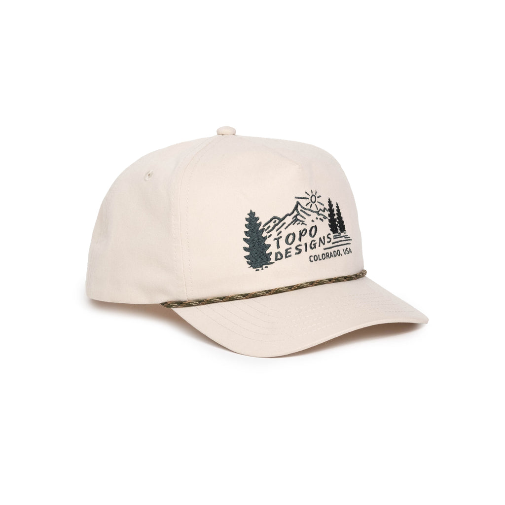 Twill Rope Cap - Mountain Scene - Final Sale