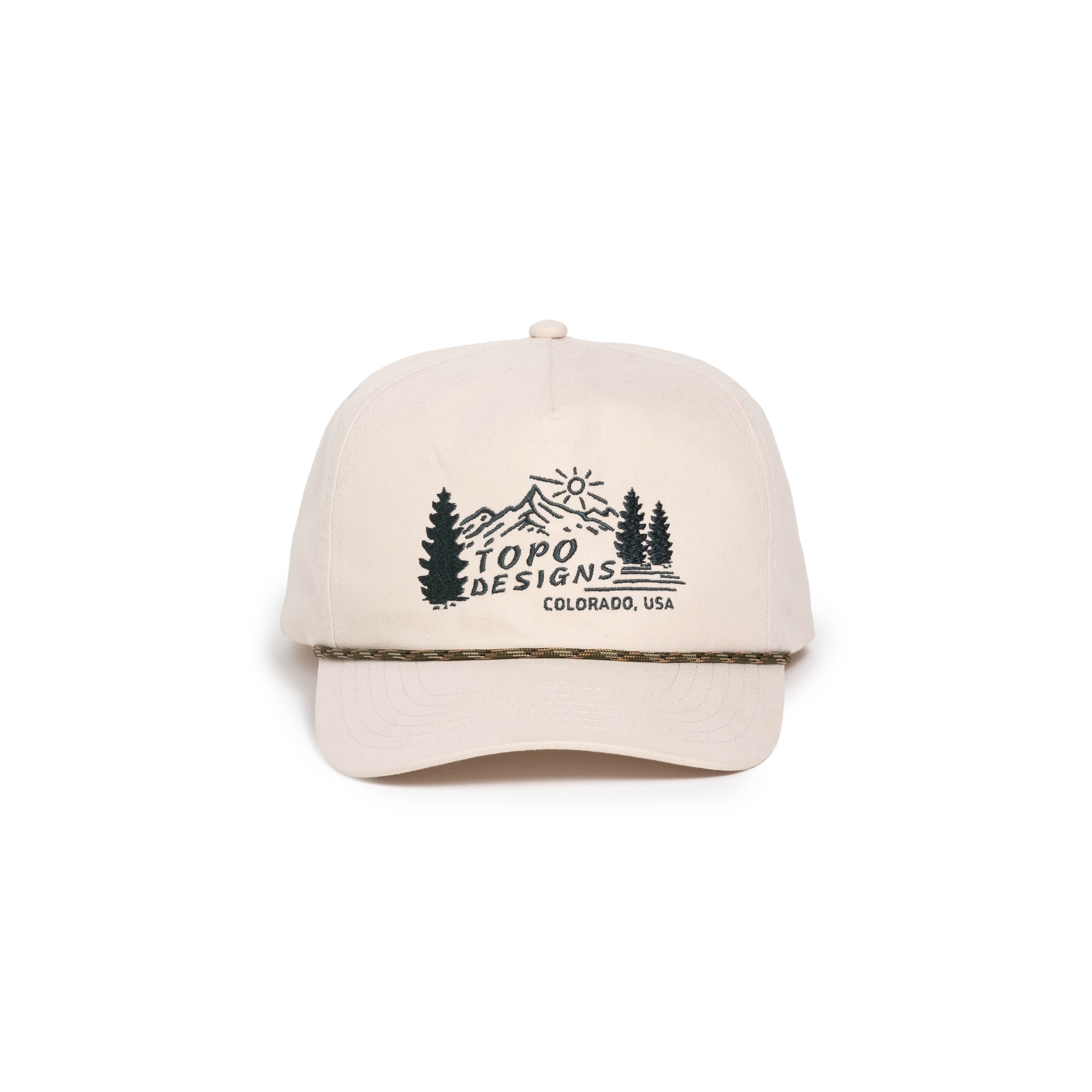 Twill Rope Cap - Mountain Scene - Final Sale