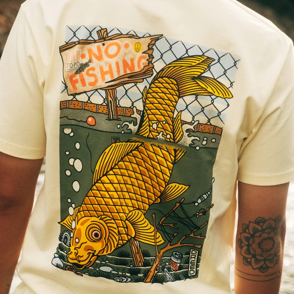 Topo Designs x CCH x Pine Printshop Urban Angler Tee