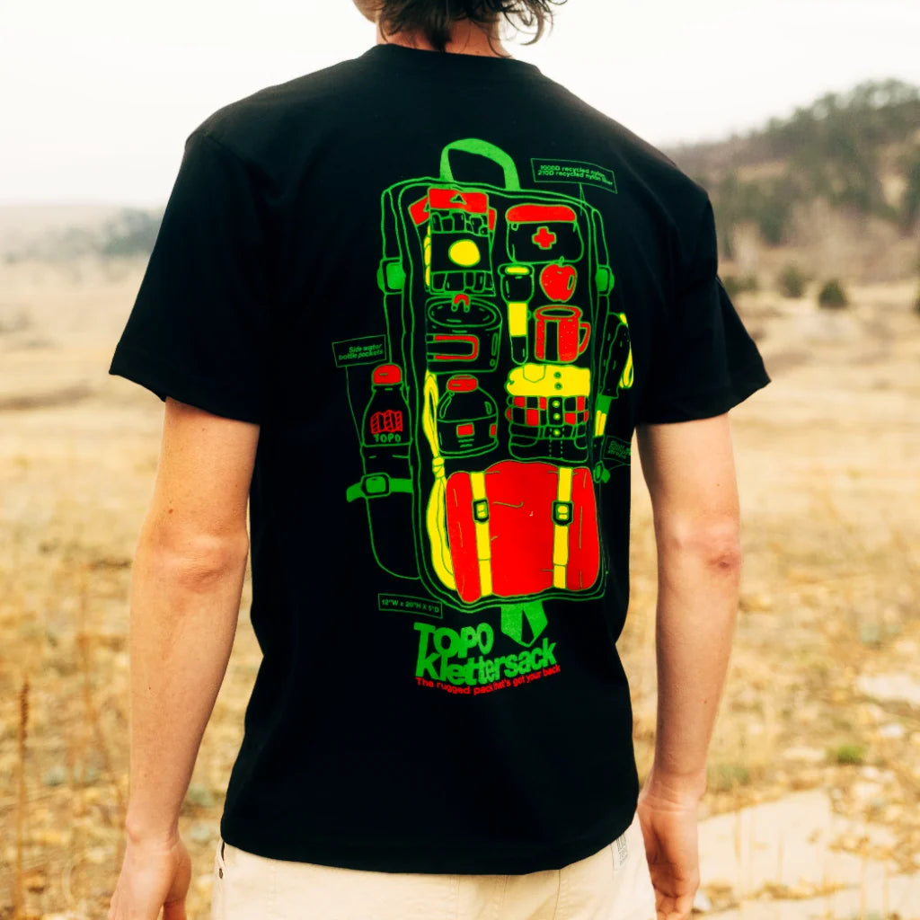 Topo Designs x Pine Printshop Klettersack Tee